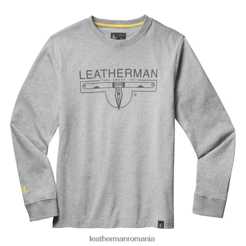leatherman_tricou_cu_maneca_lunga_cu_logo_1983_gri_imbracaminte_jvj80x89.jpg Leatherman Tricou cu mânecă lungă cu logo 1983 gri îmbrăcăminte JVJ80X89 - Image 1