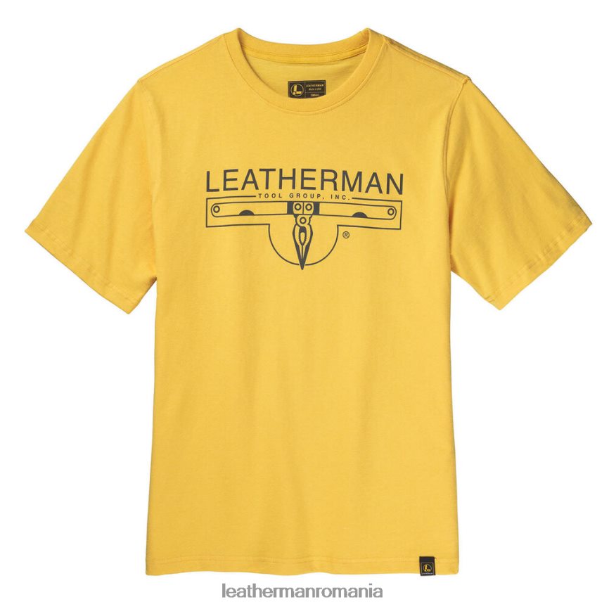 Leatherman Tricou cu mânecă scurtă cu logo 1983 galben îmbrăcăminte JVJ80X99 - Image 1