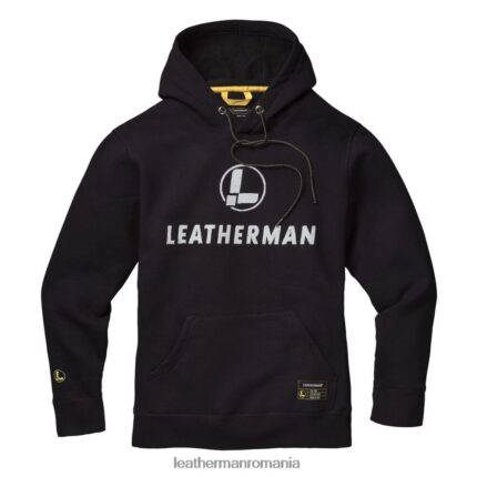 Leatherman hanorac cu logo desenat manual negru îmbrăcăminte JVJ80X77