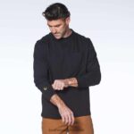 Leatherman tricou cu mânecă lungă basics negru îmbrăcăminte JVJ80X85 - Image 2