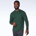 Leatherman tricou cu mânecă lungă basics verde îmbrăcăminte JVJ80X87 - Image 2