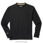 Leatherman tricou cu mânecă lungă cu ștampila mărcii negru îmbrăcăminte JVJ80X90 - Image 3