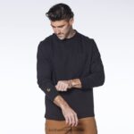 Leatherman tricou cu mânecă lungă cu ștampila mărcii negru îmbrăcăminte JVJ80X90 - Image 5