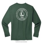 Leatherman tricou cu mânecă lungă cu ștampila mărcii verde îmbrăcăminte JVJ80X92