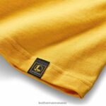 Leatherman tricou cu mânecă scurtă cu insigna patrimoniului galben îmbrăcăminte JVJ80X93 - Image 4