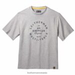 Leatherman tricou cu mânecă scurtă cu insigna patrimoniului gri îmbrăcăminte JVJ80X95