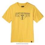 Leatherman Tricou cu mânecă scurtă cu logo 1983 galben îmbrăcăminte JVJ80X99